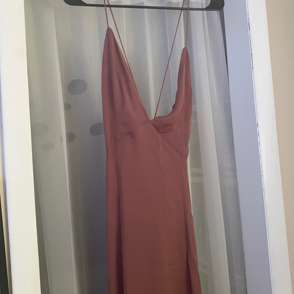 Muave maxi dress